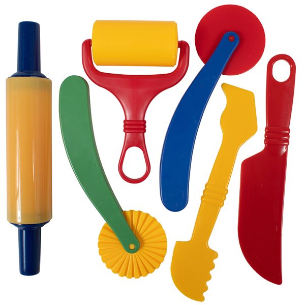 Ready 2 Learn Dough Tools Set, Multi Color - Set of 3