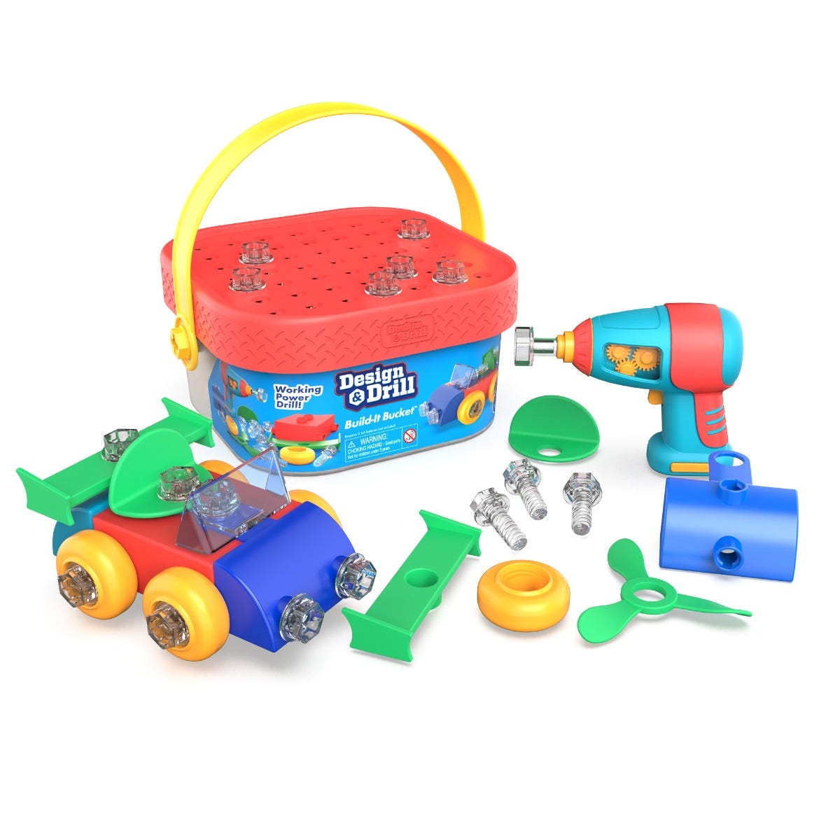 Picture of Learning Resources EI-4146 Design & Drill Build-It Bucket