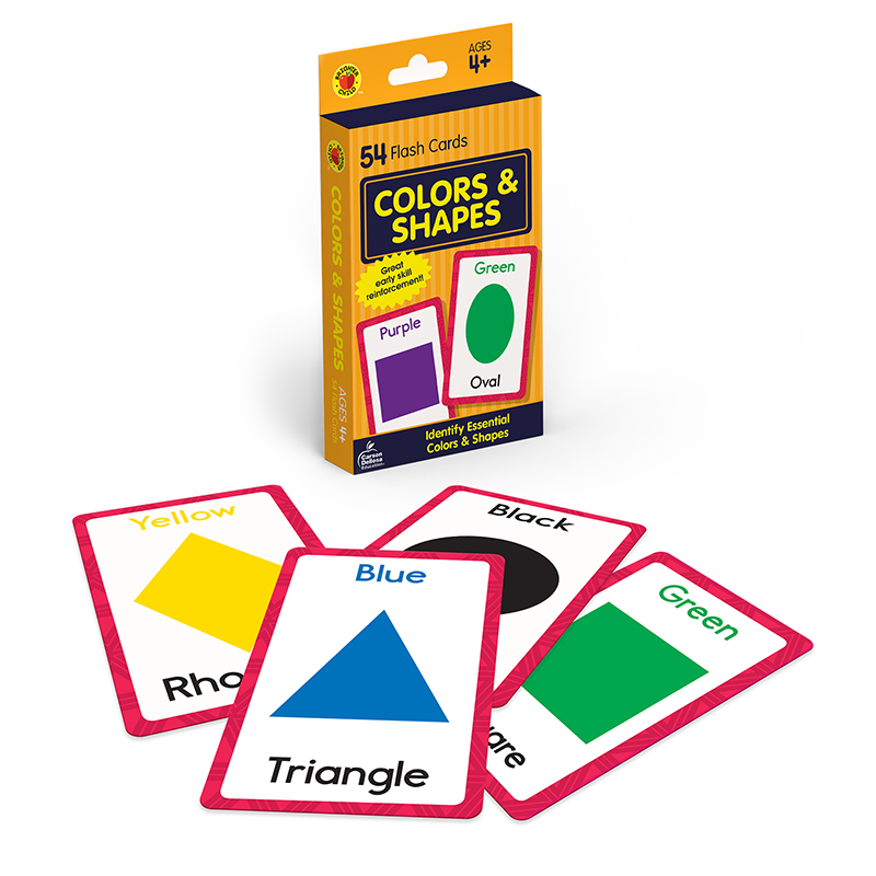 Picture of Carson Dellosa Education CD-0769646891 Colors & Shapes Flash Cards