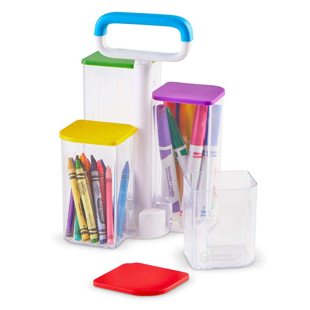 Picture of Learning Resources LER3712 Create-A-Space See & Store Bins