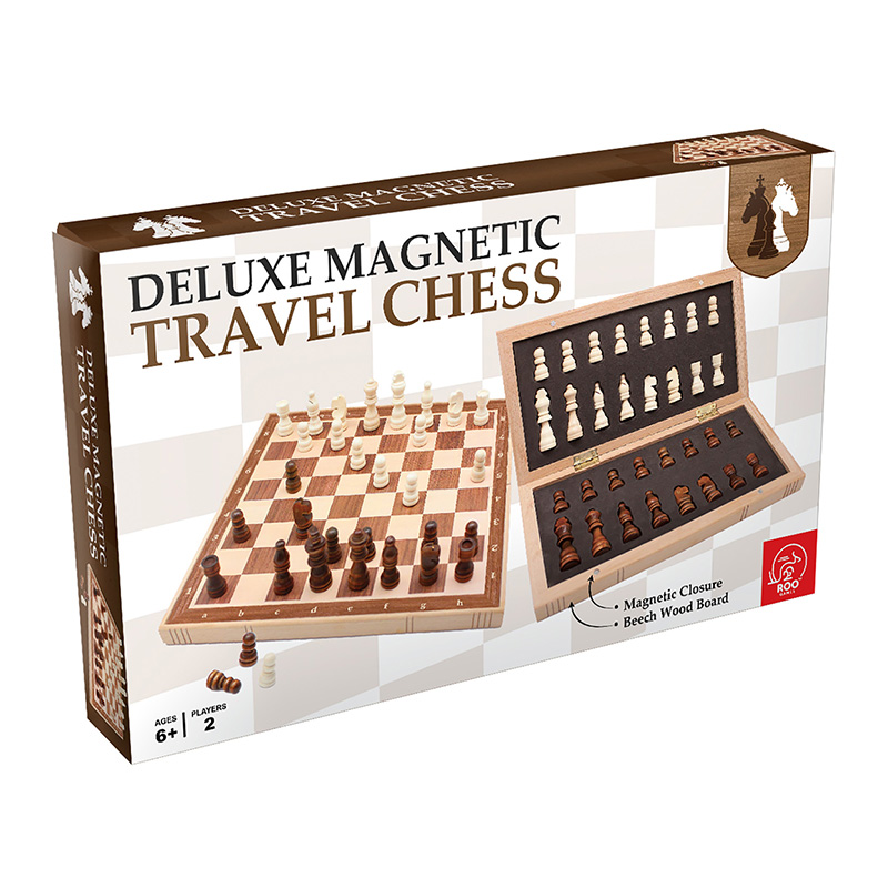 Picture of Learning Advantage CTUAS81021 Roo Deluxe Magnetic Travel Chess Game&#44; Multi Color