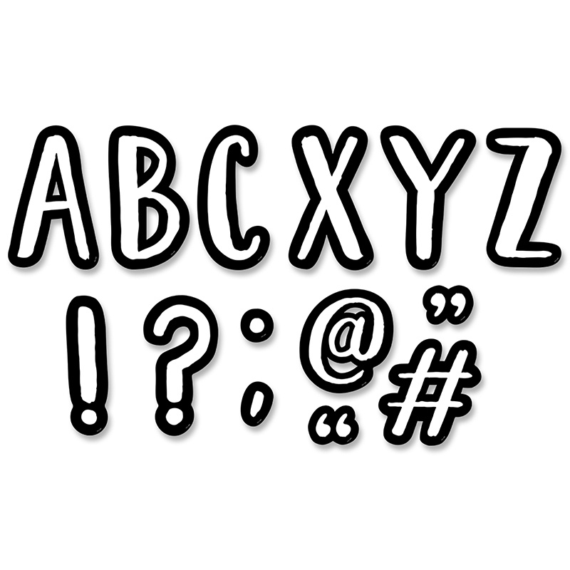 7 in. Cafe Letters - Pack of 3