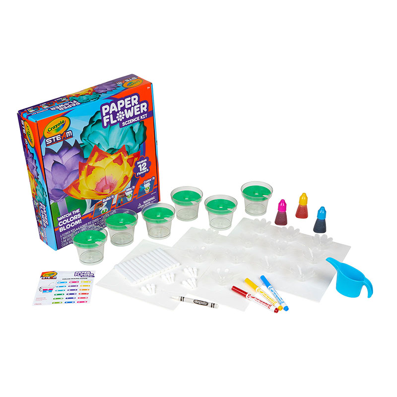 Picture of Crayola BIN747409 Paper Flower Science Kit