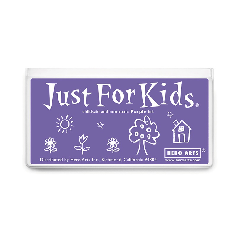 Picture of Hero Arts HOAAF484 Jumbo Just for Kids Stamp Pad&#44; Purple