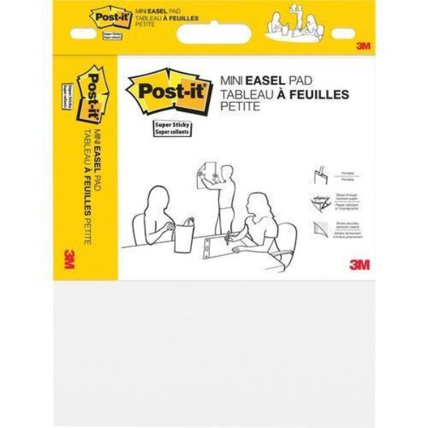 15 x 18 in. Post It Vertical-Orientation Super Sticky Easel Pad, White