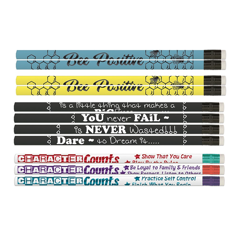 MUSEDUCHA Teacher Character Pencils Assortment, 144 Count