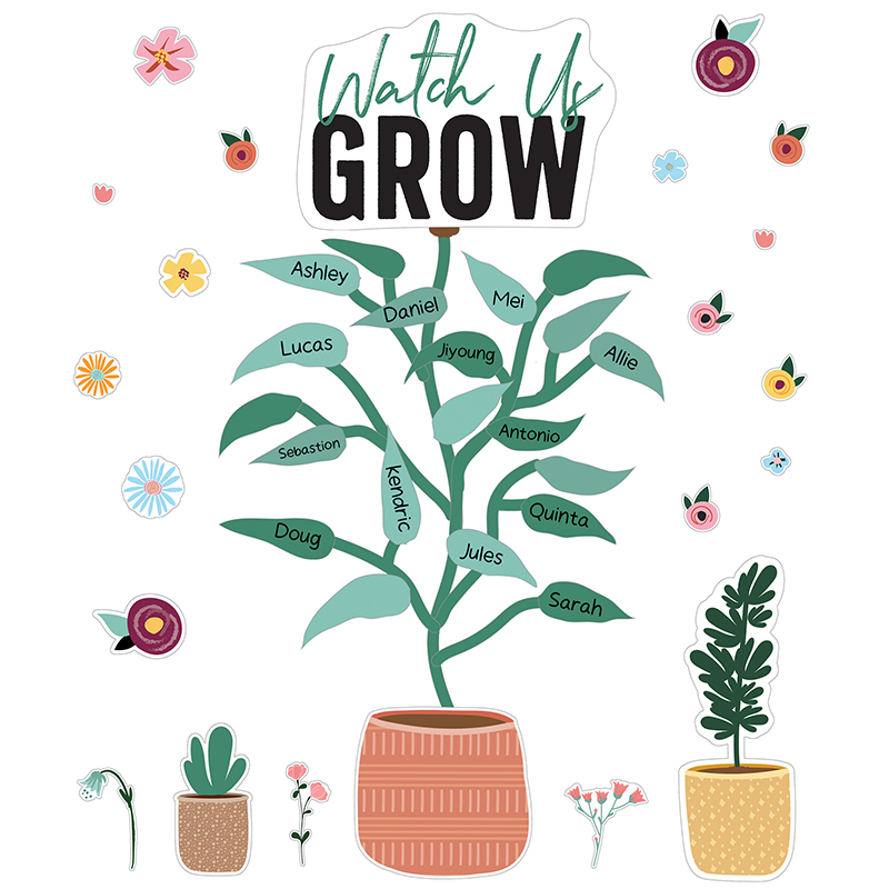 Picture of Carson Dellosa Education CD-110563 Grow Together Watch Us Grow Bulletin Board Set