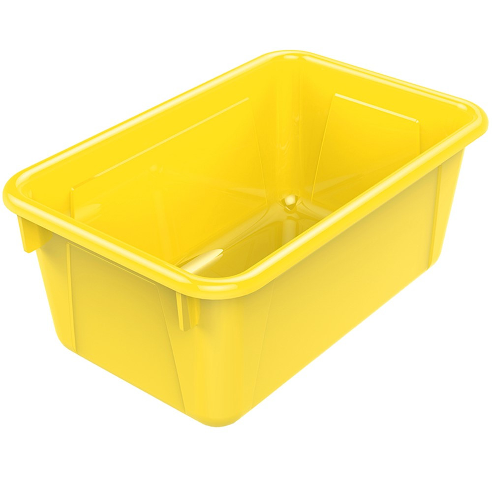 Picture of Storex Industries STX62418U05C-5 Small Cubby Bin&#44; Yellow - Pack of 5