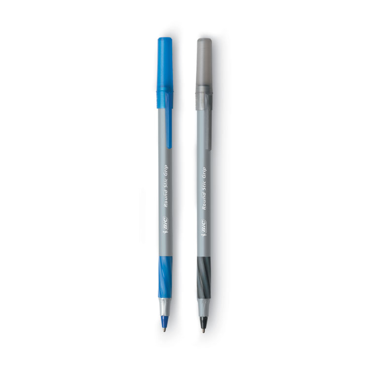 USA GSMG361AST-3 1.2 mm Medium Point Assorted Color Round Stic Grip Xtra Comfort Ballpoint Pen, 36 Count