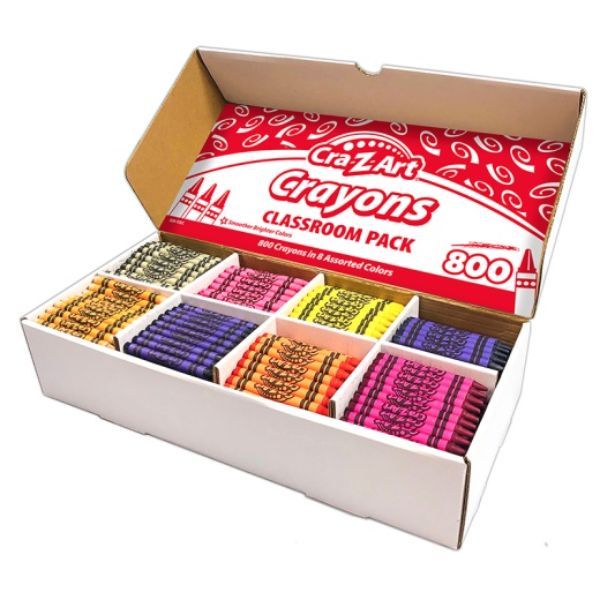 CZA740121 Multi Color Crayon Class Pack - 400 Count