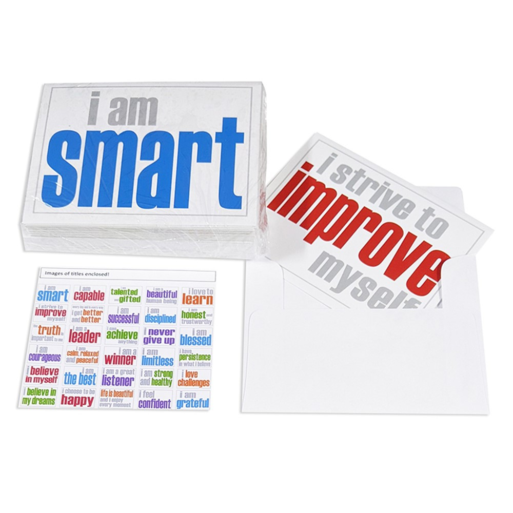 Different Title Note Cards with Envelope, Set of 30