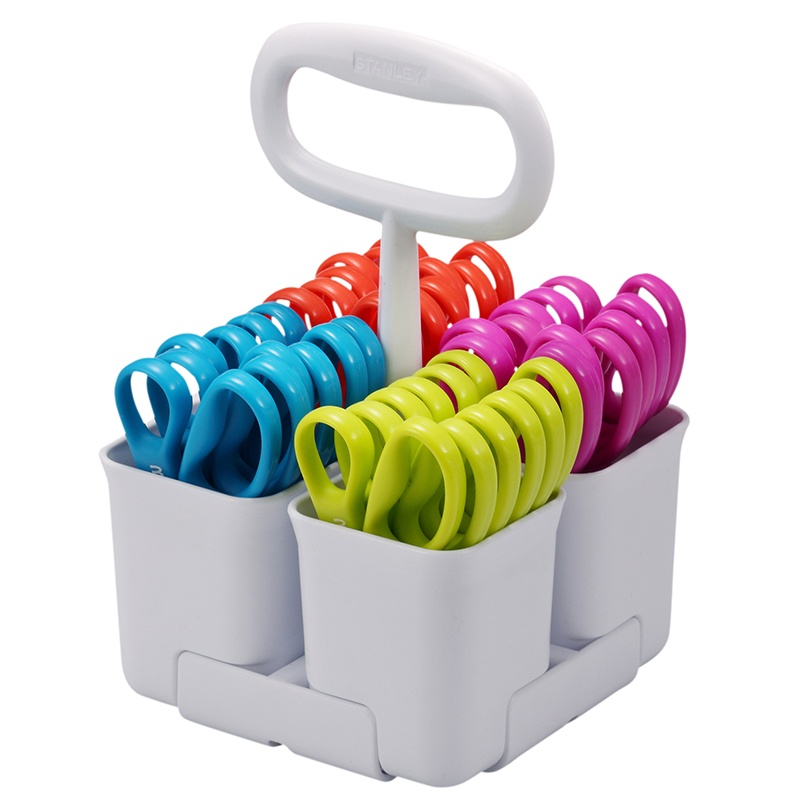 Picture of Amax BOSSCICADBT24 5 in. Scissor Caddy & Blunt Guppy Scissors - 24 Count