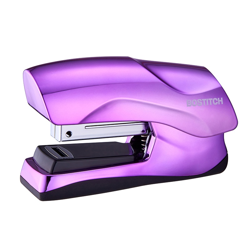 B175 Elect Flat Clinch Stapler, Purple