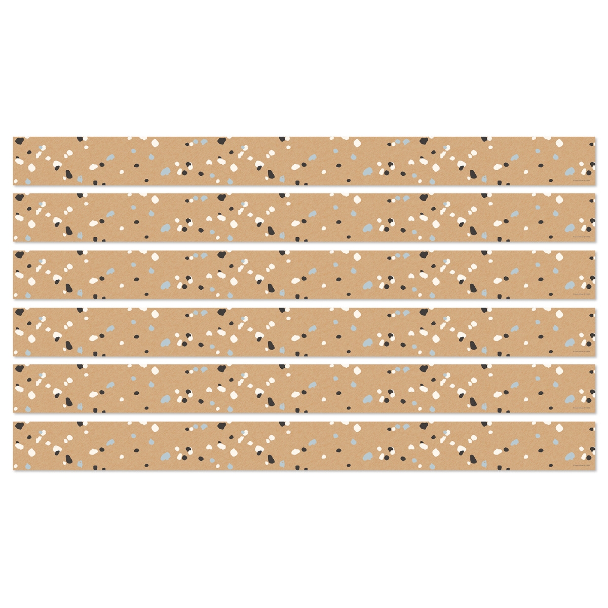Picture of Carson Dellosa Education CD-108496-6 Speckled Kraft Paper Straight Border - Pack of 6