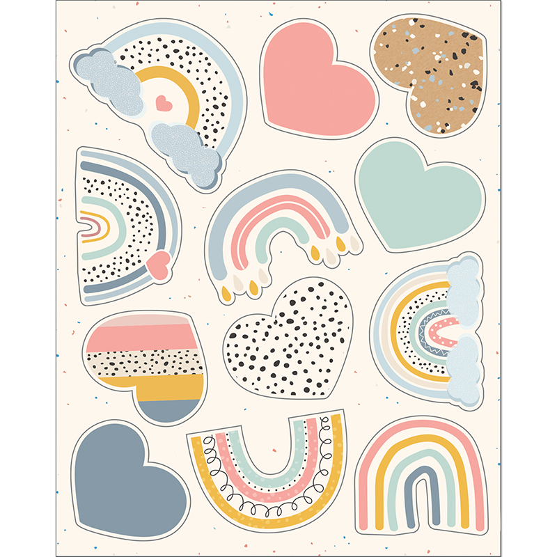 We Belong Shape Stickers - Pack of 12