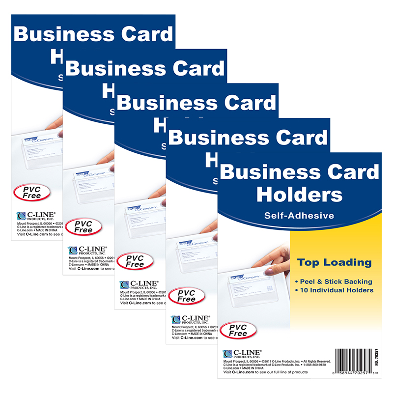 Business Card Holder Top - Pack of 5