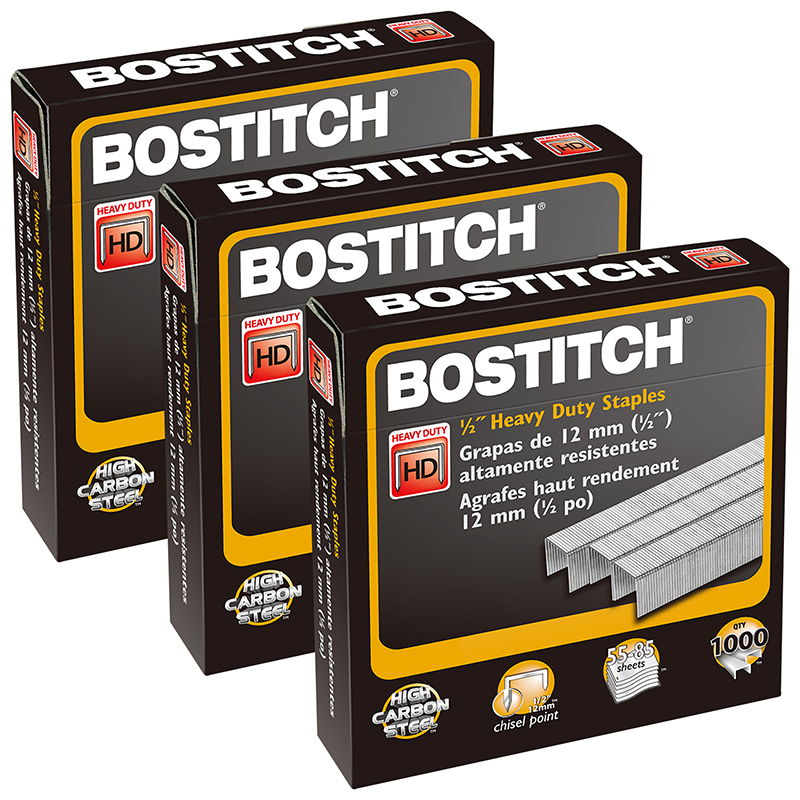 0.5 in. Heavy Duty Staples - Box of 3
