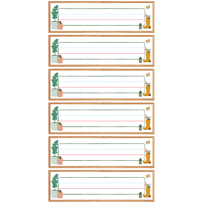 Grow Together Nameplates - Pack of 6