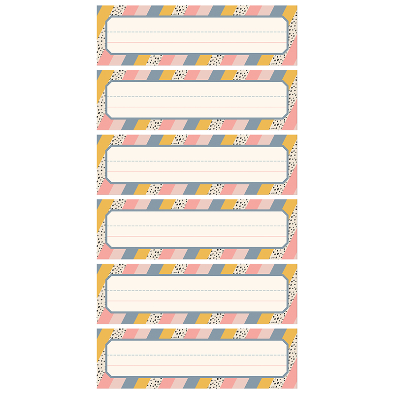 We Belong Nameplates - Pack of 6