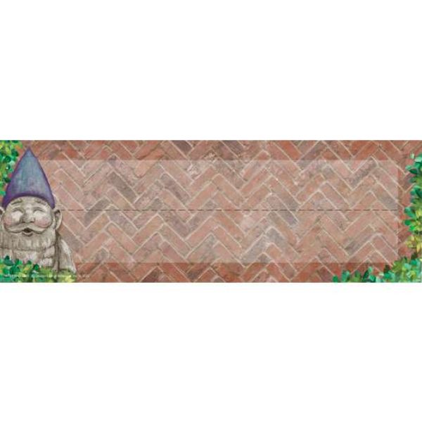 EU-833194-3 5.6 x 0.75 in. Curiosity Garden Name Plates - Pack of 3