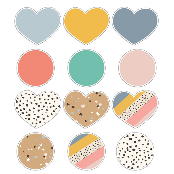 Picture of Carson Dellosa Education CD-120646-3 We Belong Heart & Dot Cutout - Pack of 3