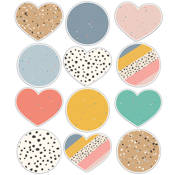 Picture of Carson Dellosa Education CD-120650-3 Jumbo Hearts & Dots Cut Outs - Pack of 3