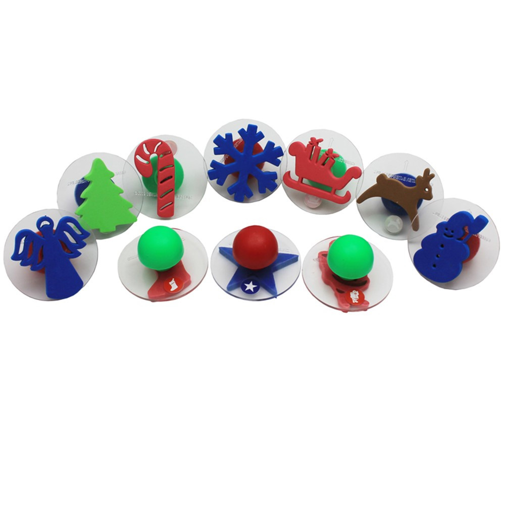 Giant Christmas Stamps - 10 per Set - Set of 2