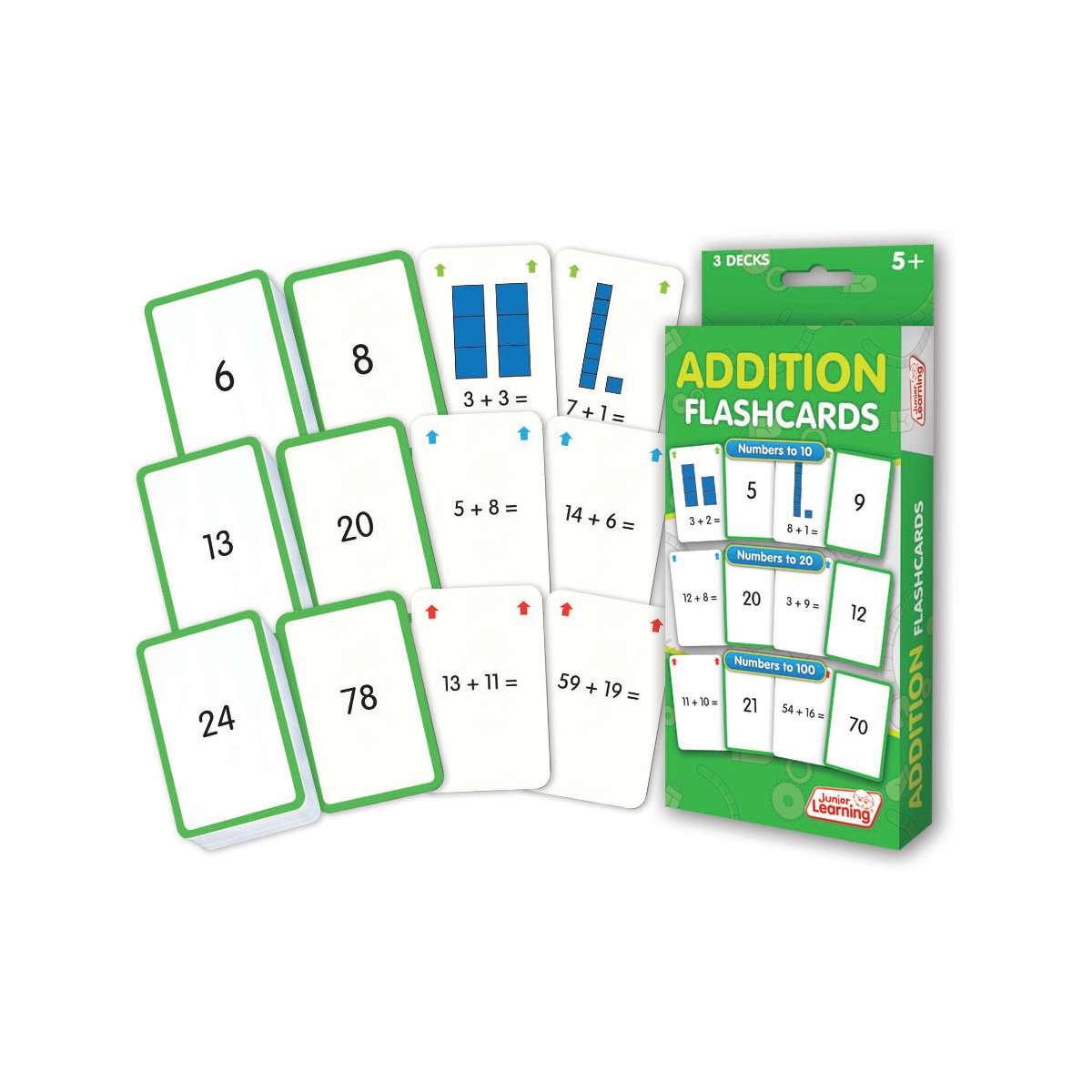 Addition Flash Cards - Pack of 3