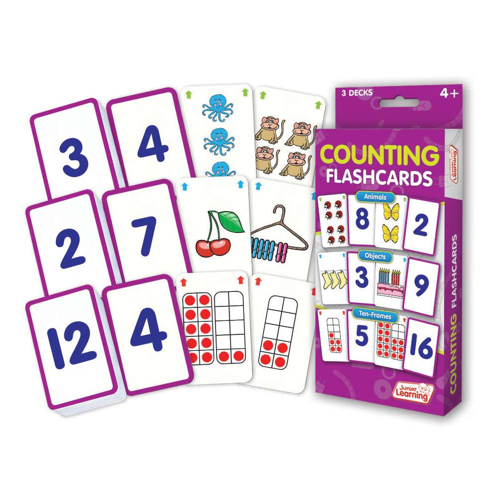 Counting Flash Cards - Pack of 3