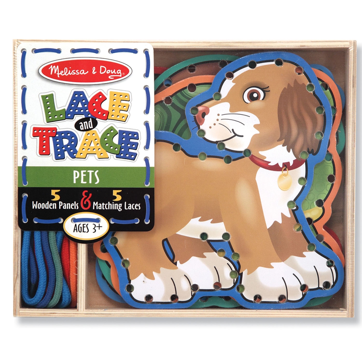 Picture of Melissa & Doug LCI3782-2 8.25 x 7 in. Lace & Trace Pets Set - 2 Each
