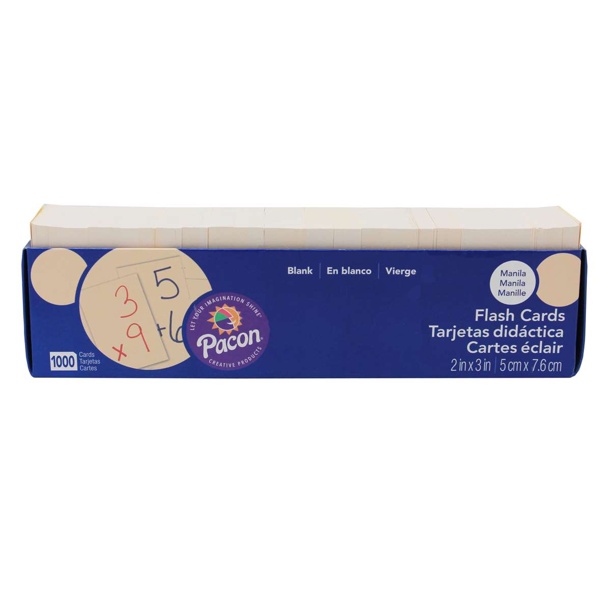 2 x 3 in. Blank Flash Cards - Pack of 2