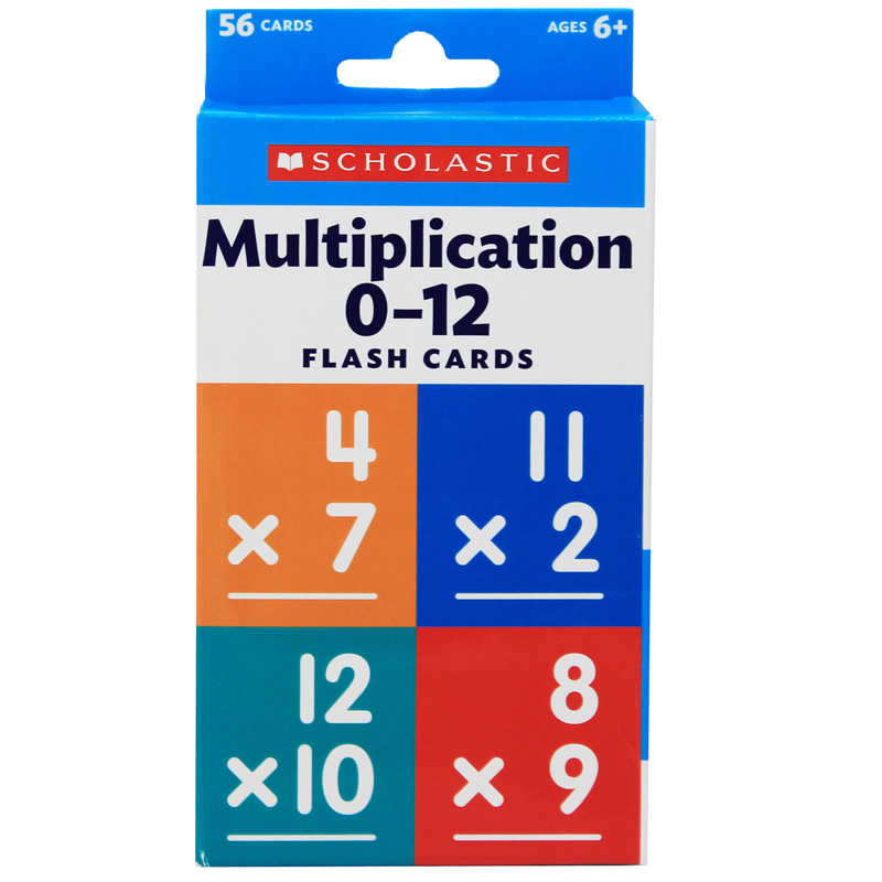 Scholastic Teaching Resources  Multiplication Flash Cards - Pack of 6