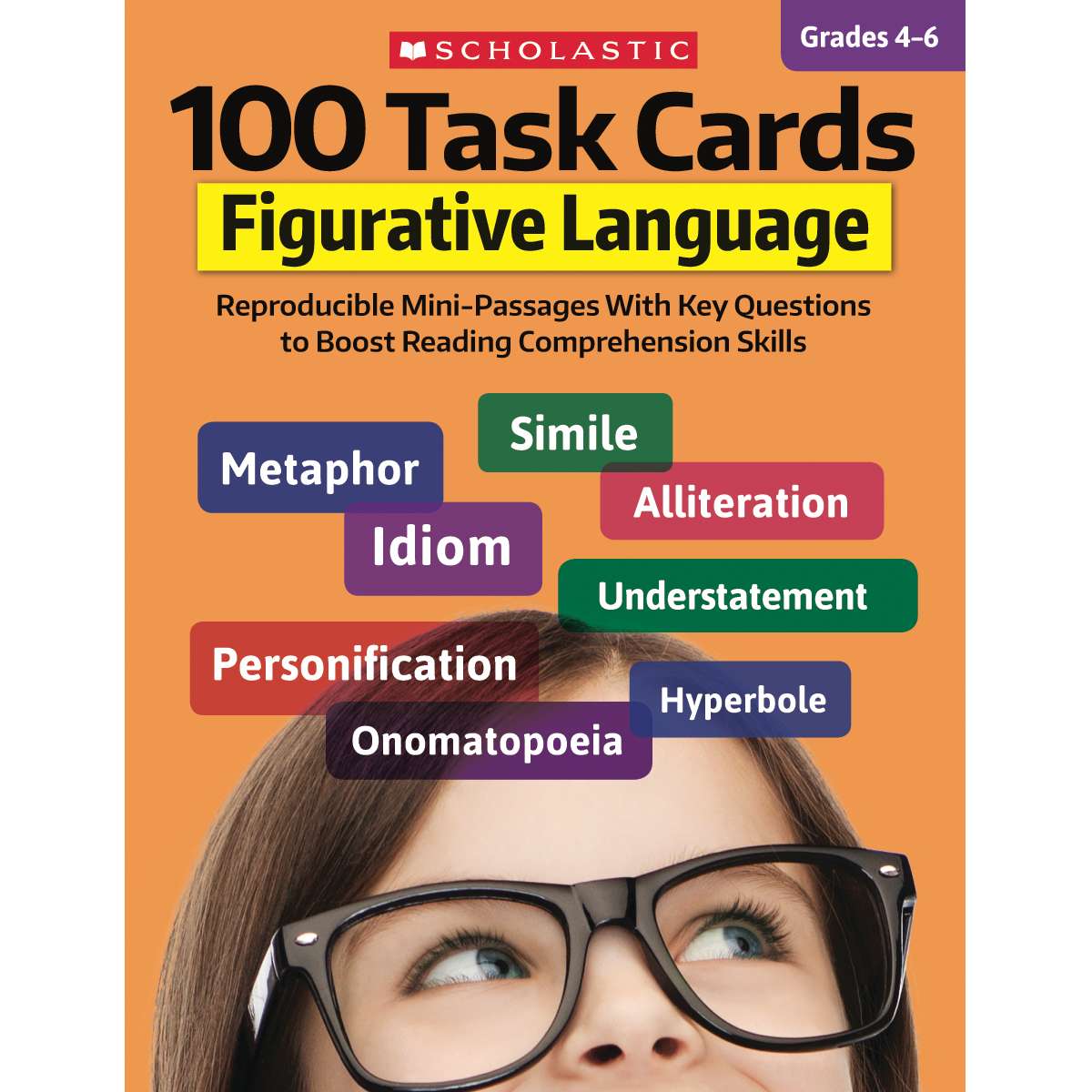 Picture of Scholastic Teaching Resources SC-860315-2 Figurative Language 100 Task Cards - Pack of 2
