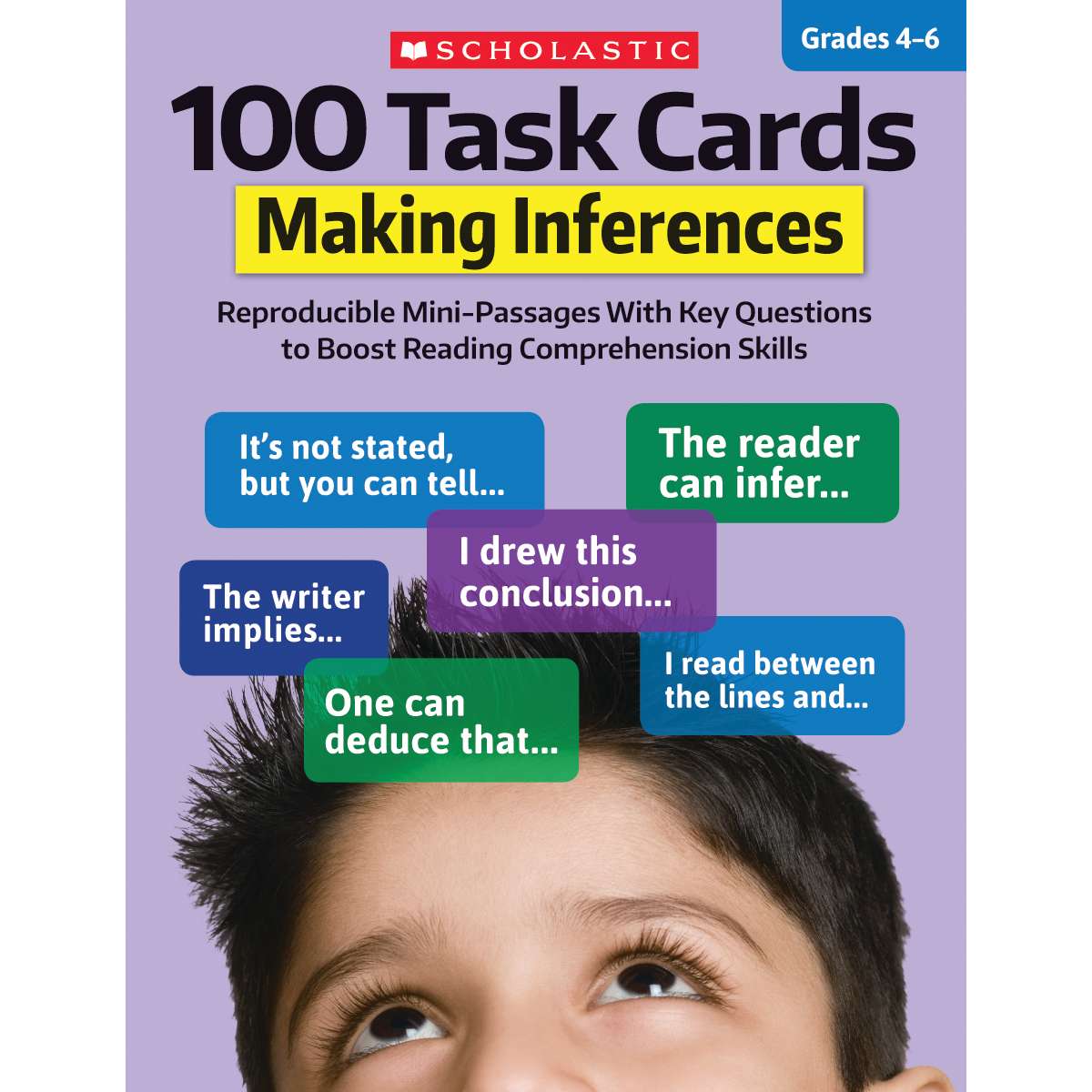 Picture of Scholastic Teaching Resources SC-860316-2 Making Inferences Task Cards - 100 Count - Pack of 2