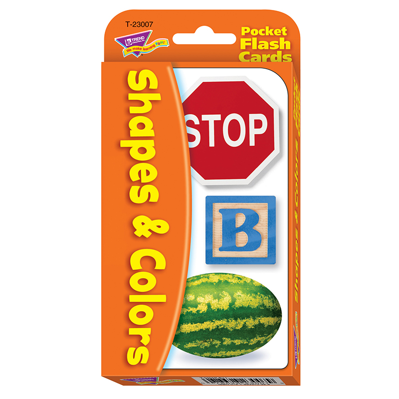 Colors Pocket Flash Cards - 56 per Pack - 6 Each