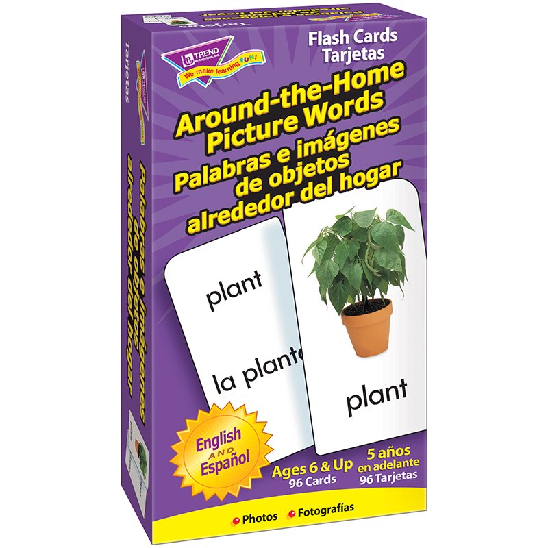 Around The Home Flash Cards - 96 per Pack - Pack of 3