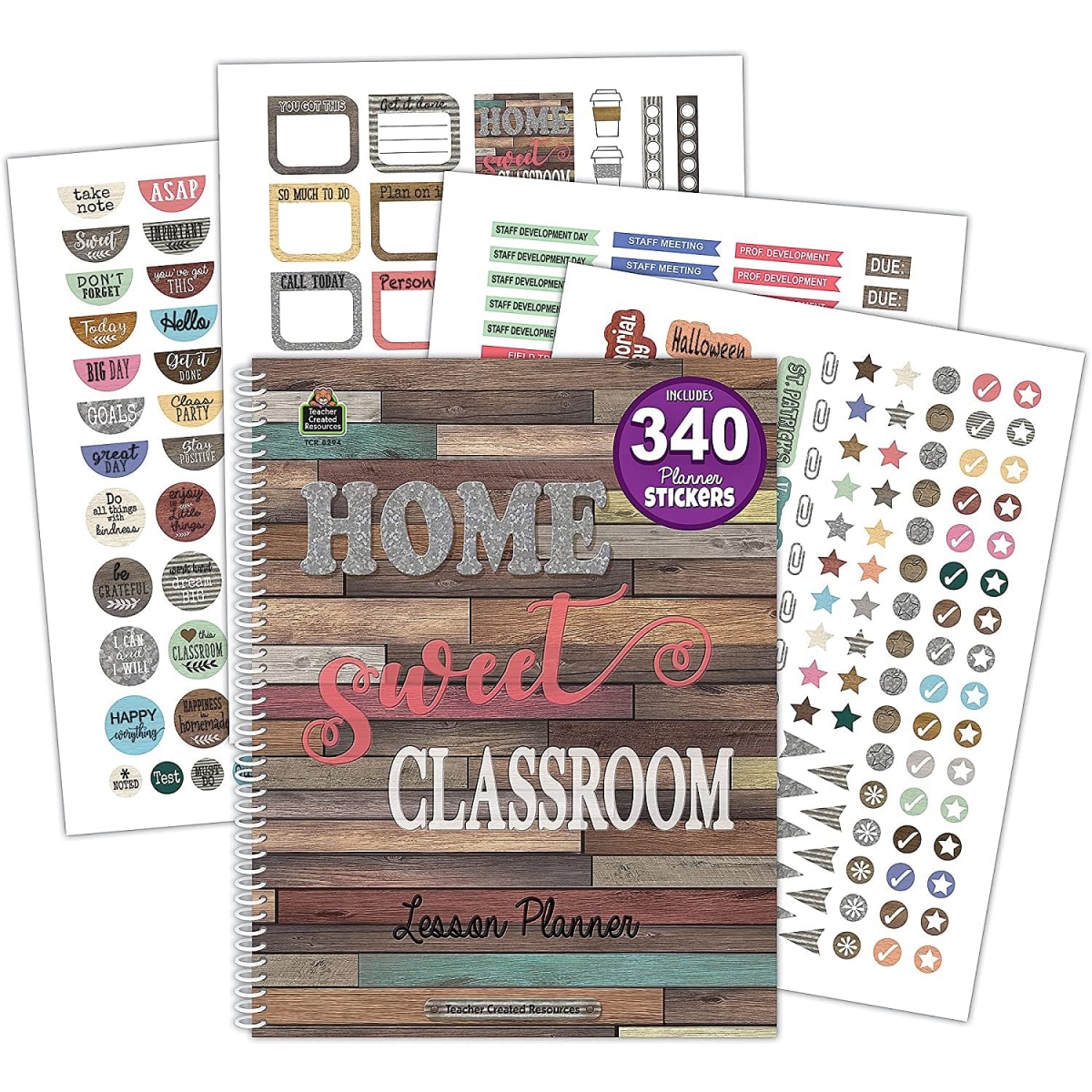 Picture of Teacher Created Resources TCR8294-2 Home Sweet Classroom Lesson Planner - Pack of 2