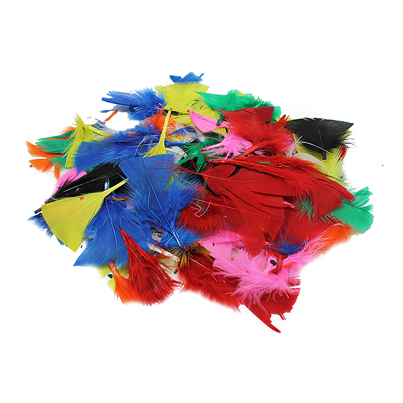 Bright Color Turkey Feather - Pack of 12