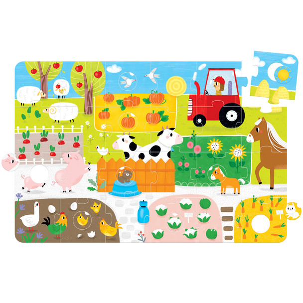 Picture of Banana Panda BPN49108 Suuuper Size Puzzle Farm Match Fun