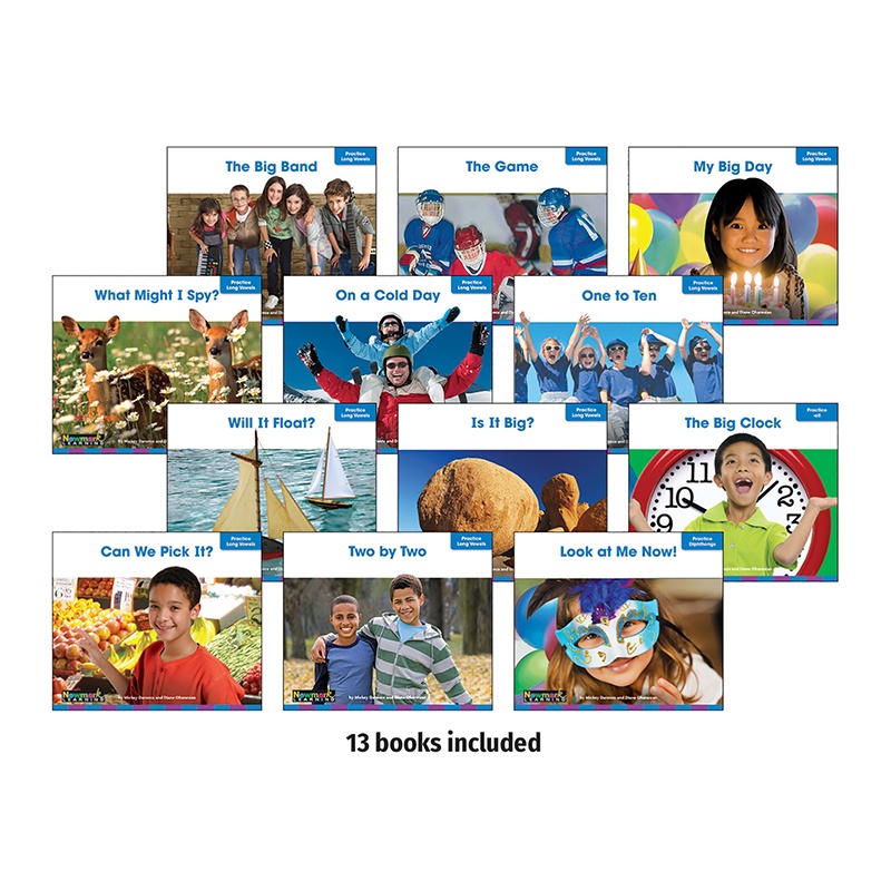 NL-6837 Fluency Grade 1-2 Long & Complex Vowel 13 Books
