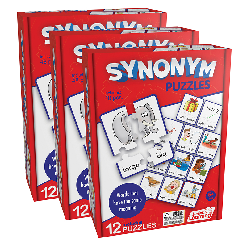Synonym Puzzles, Pack of 3