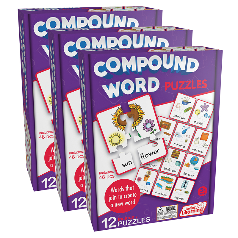 Compound Puzzles, Pack of 3