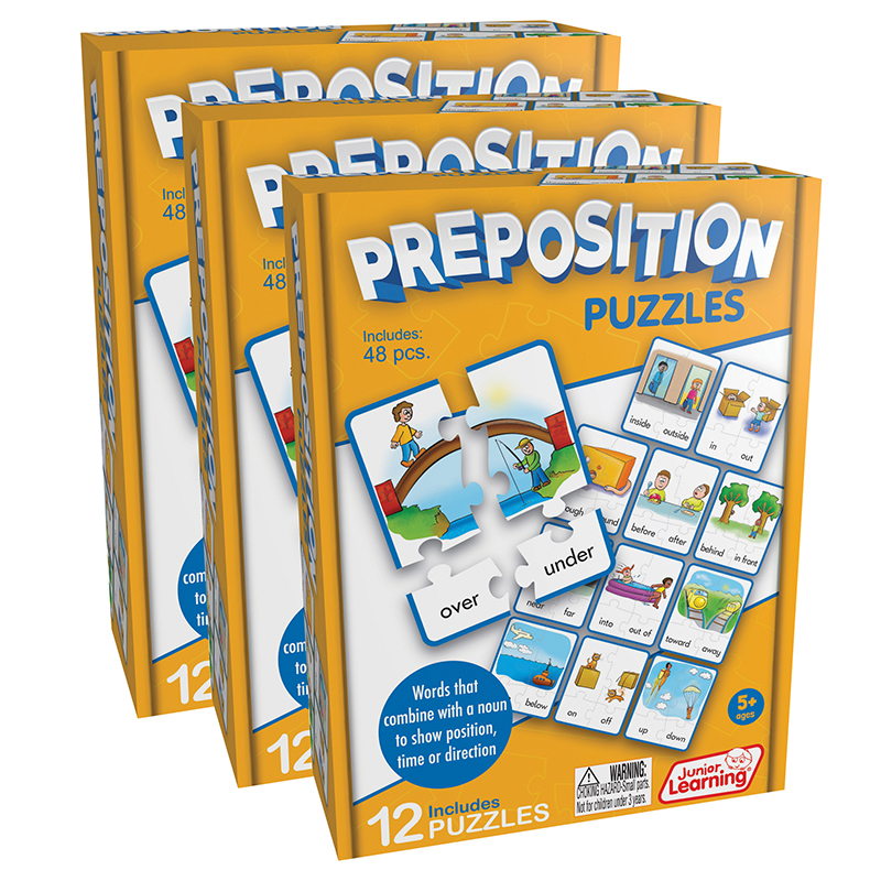 Preposition Puzzles, Pack of 3