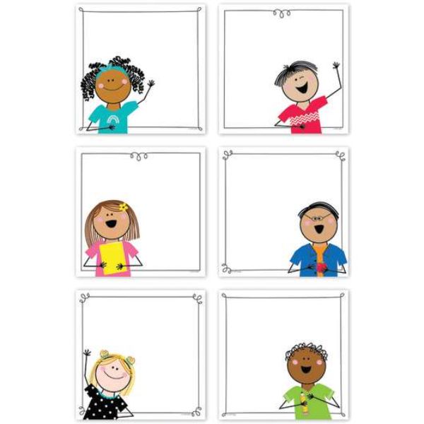 Picture of Creative Teaching Press CTP10679-3 6 in. Stick Kids Cut Outs&#44; Pack of 3