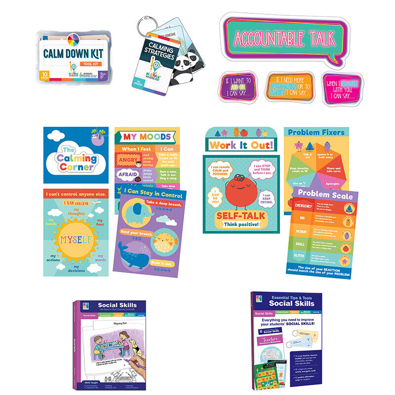 Picture of Carson Dellosa Education CD-145311 Social Emotional Learning Classroom Teacher Bundle Workbooks