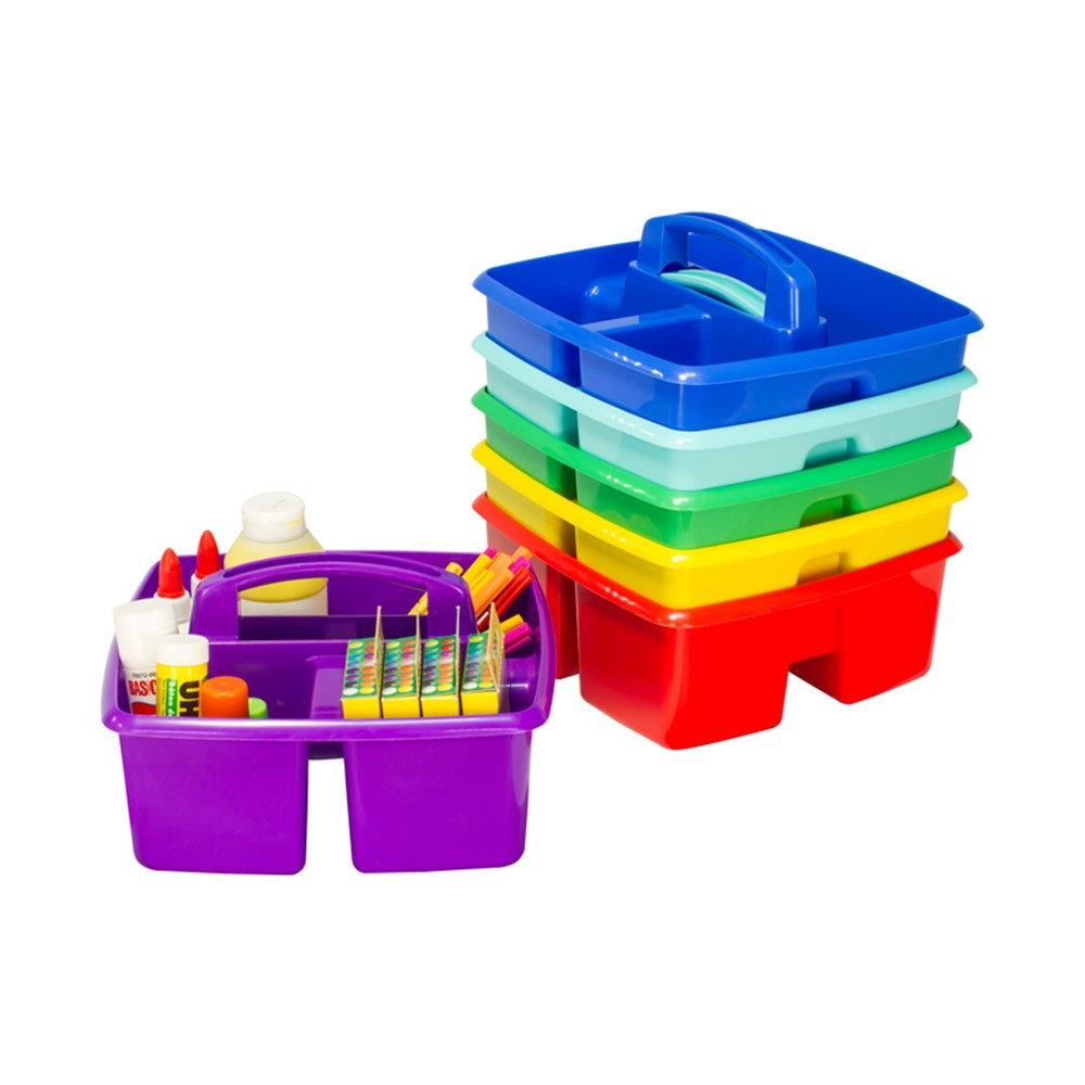 Picture of Storex Industries STX00940U06C Small Caddy Assorted Colors - Set of 6