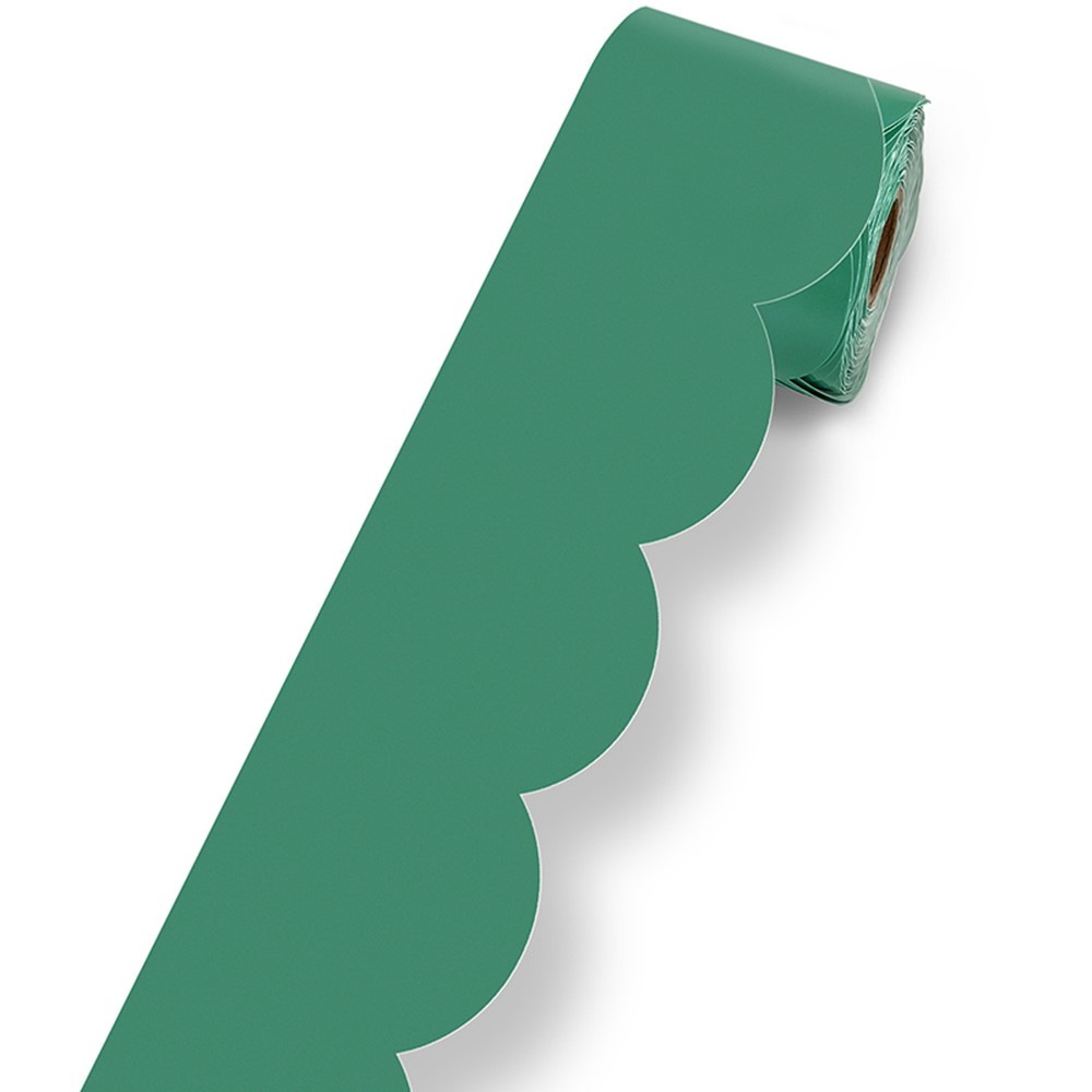 Picture of Carson Dellosa Education CD-108508-3 Rolled Scalloped Bulletin Board Borders&#44; Jade Green - Roll of 3