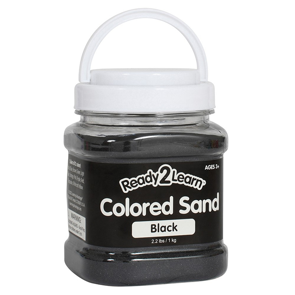 Picture of Learning Advantage CE-10100-3 Colored Sand&#44; Black - Pack of 3