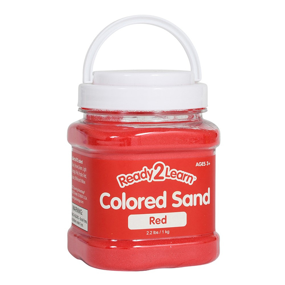 Picture of Learning Advantage CE-10108-3 Colored Sand&#44; Red - Pack of 3