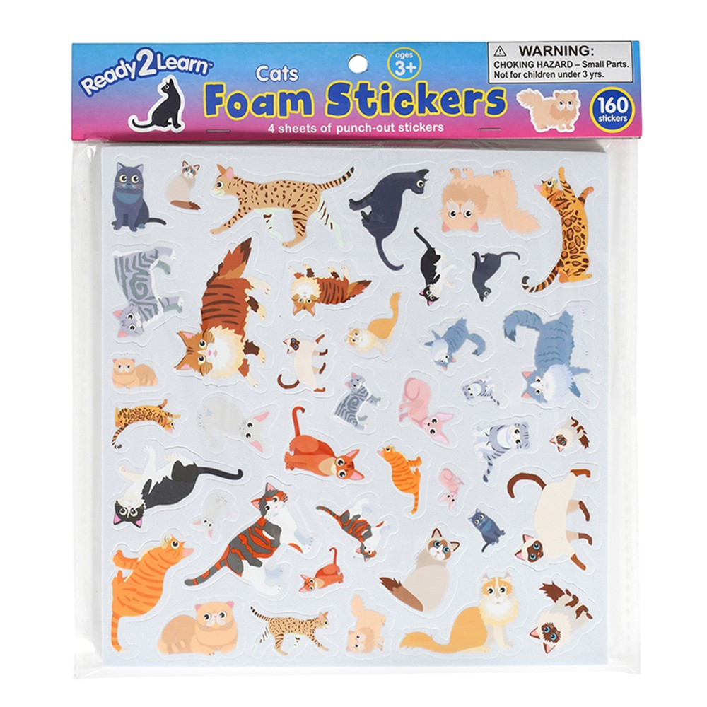 Foam Stickers Cats - Pack of 3